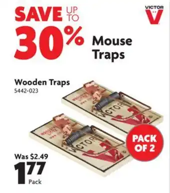 Home Hardware Wooden traps offer