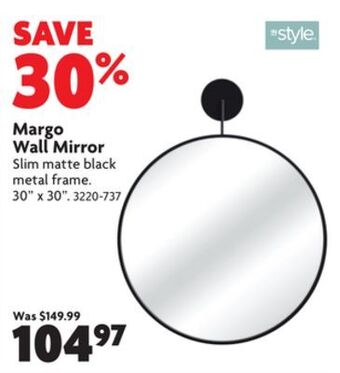 Home Hardware Margo wall mirror offer