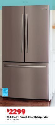Home Hardware 28.8 cu. ft. french door refrigerator offer