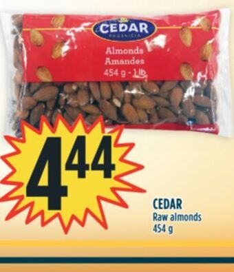 Marché Adonis Cedar raw almonds offer