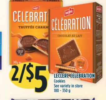 Marché Adonis Leclerc celebration cookies offer
