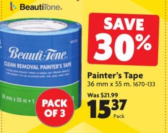 Home Hardware Painter's tape offer
