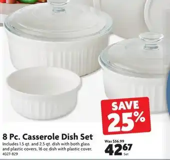 Home Hardware 8 pc. casserole dish set offer