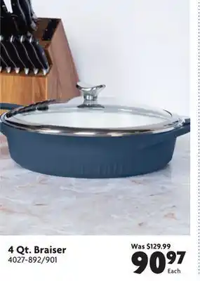Home Hardware 4 qt. braiser cast aluminum cookware offer