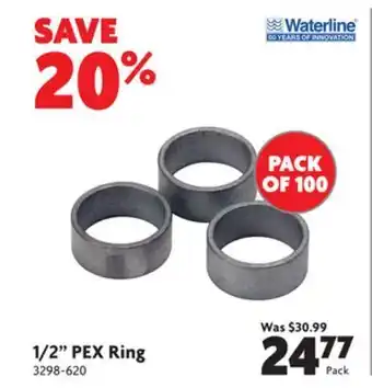 Home Hardware 1/2" pex ring offer