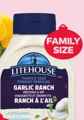 Giant Tiger Litehouse dressing & dip offer