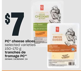 Valu-mart Tranches de fromage pc, 150-170 g offer