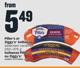 Valu-mart Kolbassa piller's ou ziggy's, 250-375 g offer