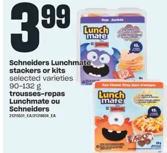 Valu-mart Trousses-repas lunchmate ou schneiders, 90-132 g offer