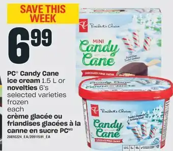 Valu-mart Crème glacée ou friandises glacées à la canne en sucre pc offer