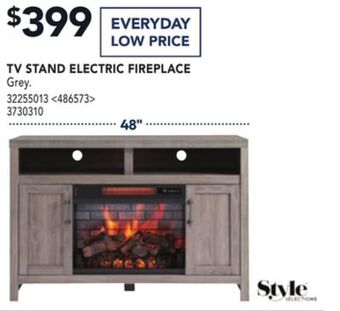 RONA Style selections tv stand electric fireplace 48" offer