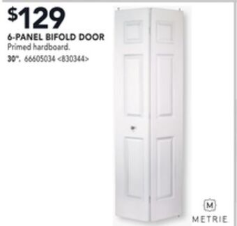 RONA Metrie 6-panel bifold door 30" offer