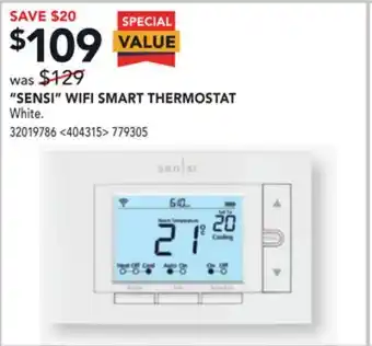 RONA Emerson "sensi" wifi smart thermostat offer