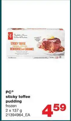 Wholesale Club Pc® sticky toffee pudding, 2 x 137 g offer