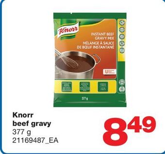 Wholesale Club Knorr beef gravy, 377 g offer