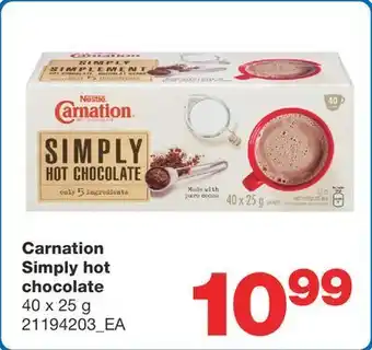 Wholesale Club Carnation simply hot chocolate, 40 x 25 g offer