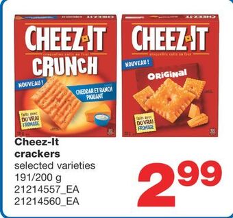 Wholesale Club Cheez-it crackers, 191/200 g offer