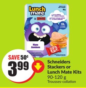 Chalo FreshCo Schneiders stackers or lunch mate kits 90-120 g offer
