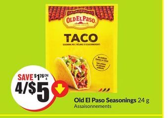 Chalo FreshCo Old el paso seasonings 24 g offer