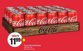 Chalo FreshCo Coca-cola soft drinks 24x355 ml offer