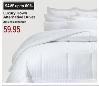 Linen Chest Luxury down alternative duvet offer