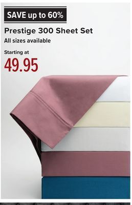 Linen Chest Prestige 300 sheet set offer