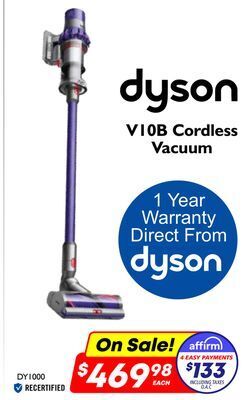 Factory Direct Dyson v10b cordless vacuum offer