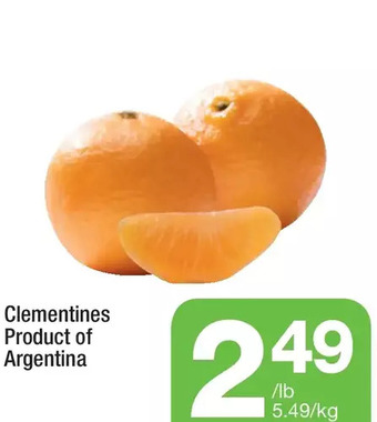 Highland Farms Clementines offer