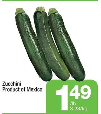 Highland Farms Zucchini offer