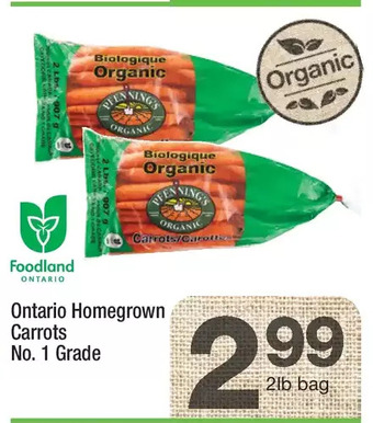 Highland Farms Ontario homegrown carrots offer