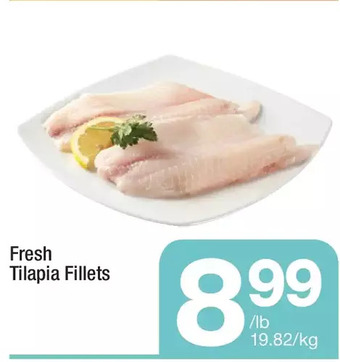 Highland Farms Fresh tilapia fillets offer