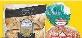 No Frills Rubschlager rye bread, 454 g or la baguetterie bread rolls or baguette, 342-454 g offer