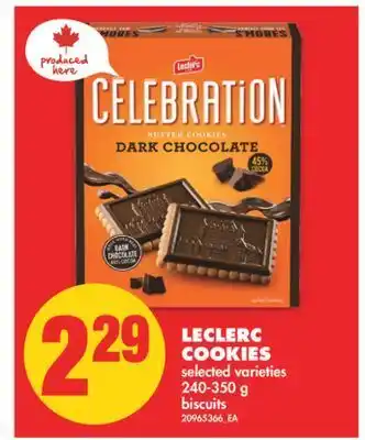 No Frills Leclerc cookies, 240-350 g offer