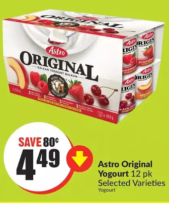 FreshCo Astro original yogourt offer