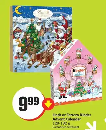 FreshCo Lindt or ferrero kinder advent calendar offer