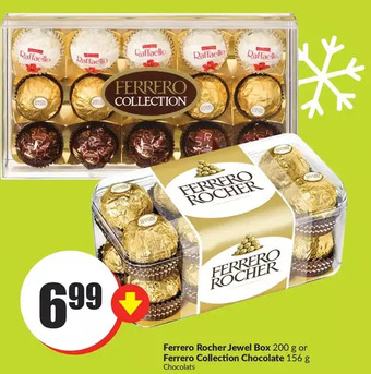 FreshCo Ferrero rocher jewel box or ferrero collection chocolate offer