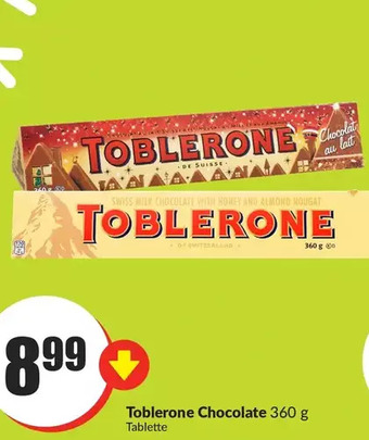 FreshCo Toblerone chocolate offer