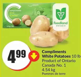 FreshCo Compliments white potatoes offer