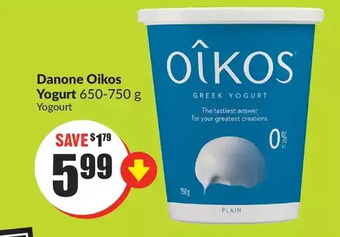 FreshCo Danone oikos yogurt offer