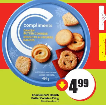 FreshCo Compliments danish butter cookies offer