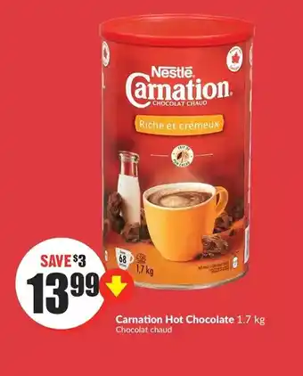 FreshCo Carnation hot chocolate offer