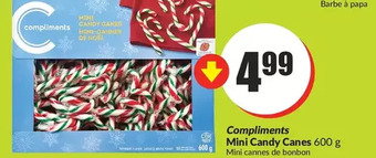 FreshCo Compliments mini candy canes offer