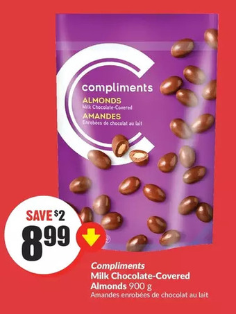 FreshCo Compliments milk chocolate-covered almonds offer