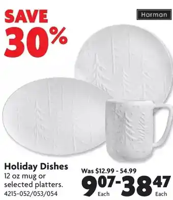 Home Hardware Holiday dishes offer