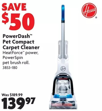 Home Hardware Powerdash pet compact carpet cleaner offer