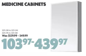 Home Hardware Medicine cabinets offer