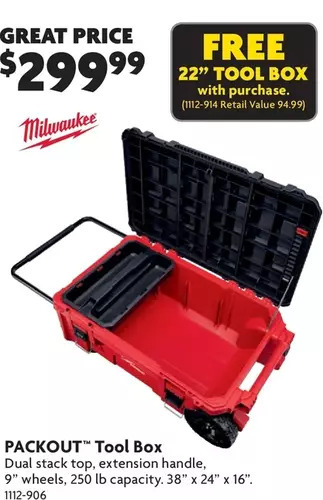 Home Hardware Packout tool box offer