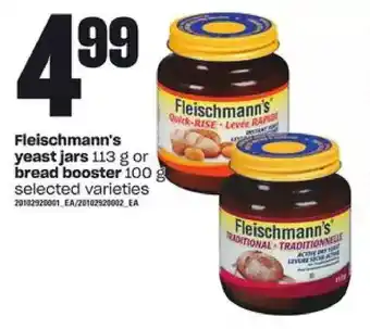 Independent Grocer Fleischmann's yeast jars or bread booster offer