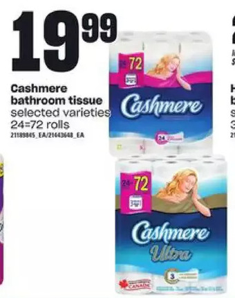 Independent Grocer Cashmere bathroom tissue offer