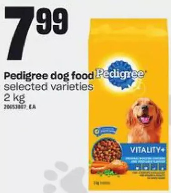 Independent Grocer Pedigree dog food offer